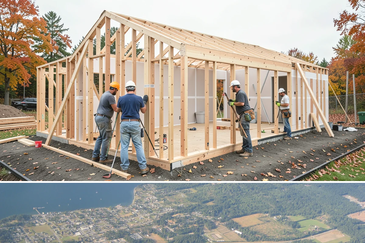 Custom Garage Door Installation in Coupeville, Island County, WA - Because custom doors are built to order, plan the lead time so installation lands in a dry stretch when possible.