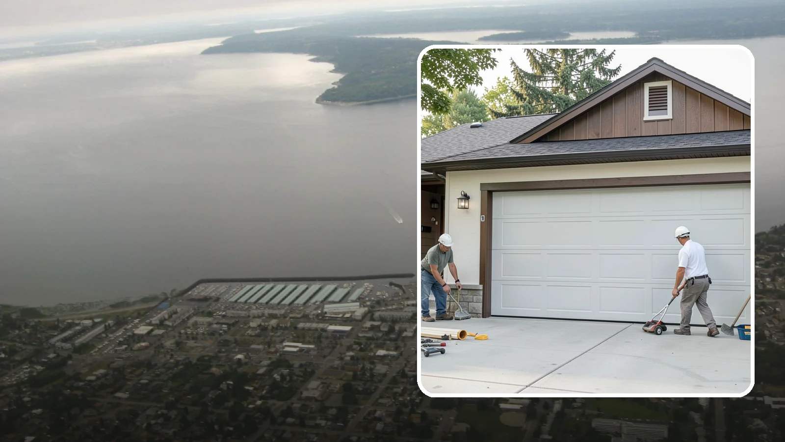 Custom Garage Door Installation in Des Moines, King County, WA - Designing and installing a custom garage door built to your exact size, material, and style specifications.