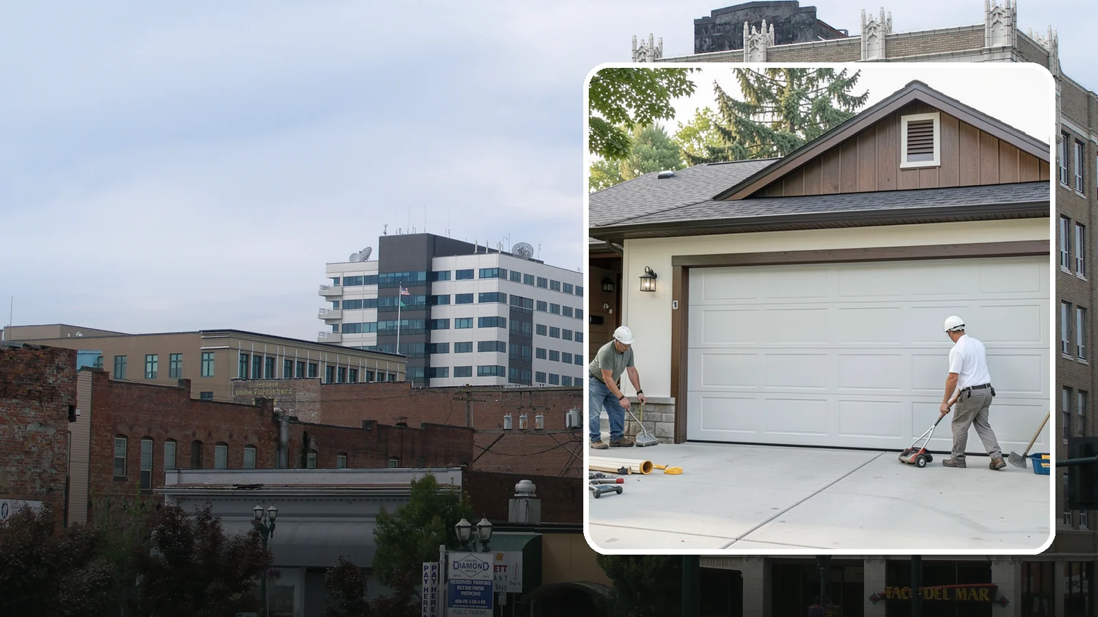 Custom Garage Door Installation in Everett, Snohomish County, WA - Designing and installing a custom garage door built to your exact size, material, and style specifications.