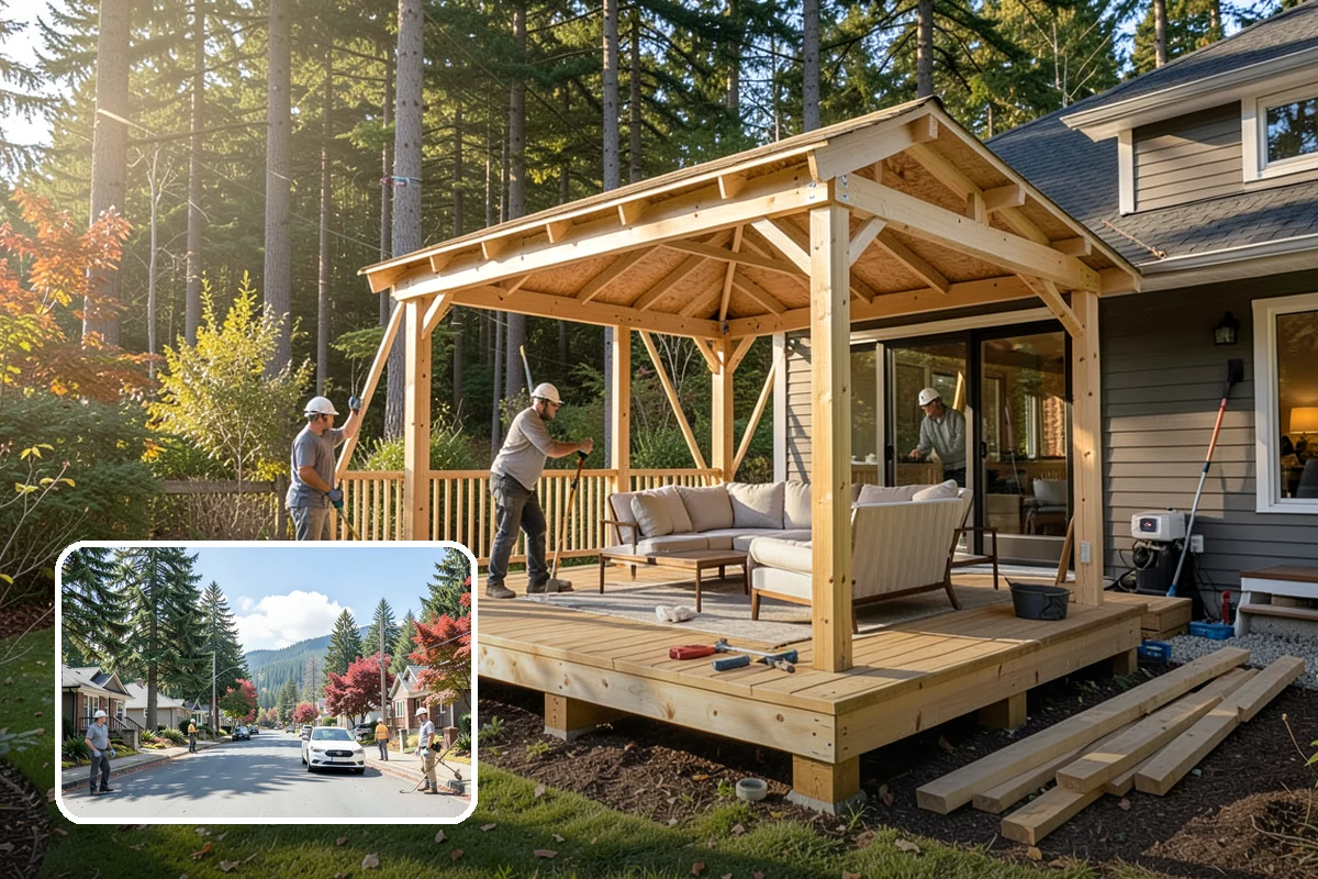 Custom Garage Door Installation in Hunts Point, King County, WA - Built to your exact size and style