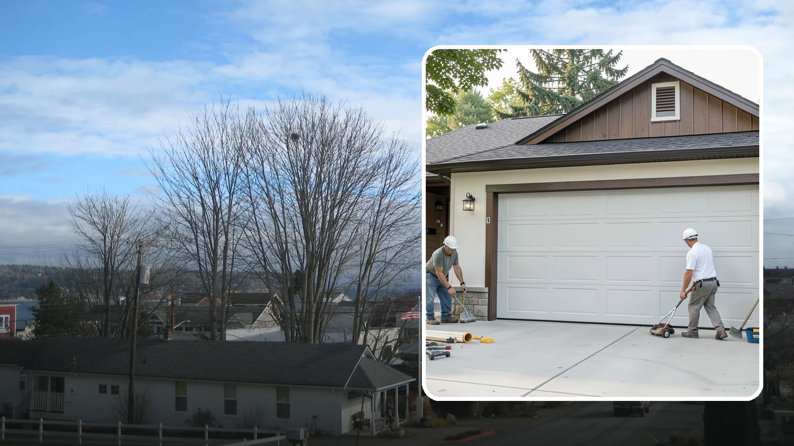 Custom Garage Door Installation in Langley, Island County, WA - Designing and installing a custom garage door built to your exact size, material, and style specifications.