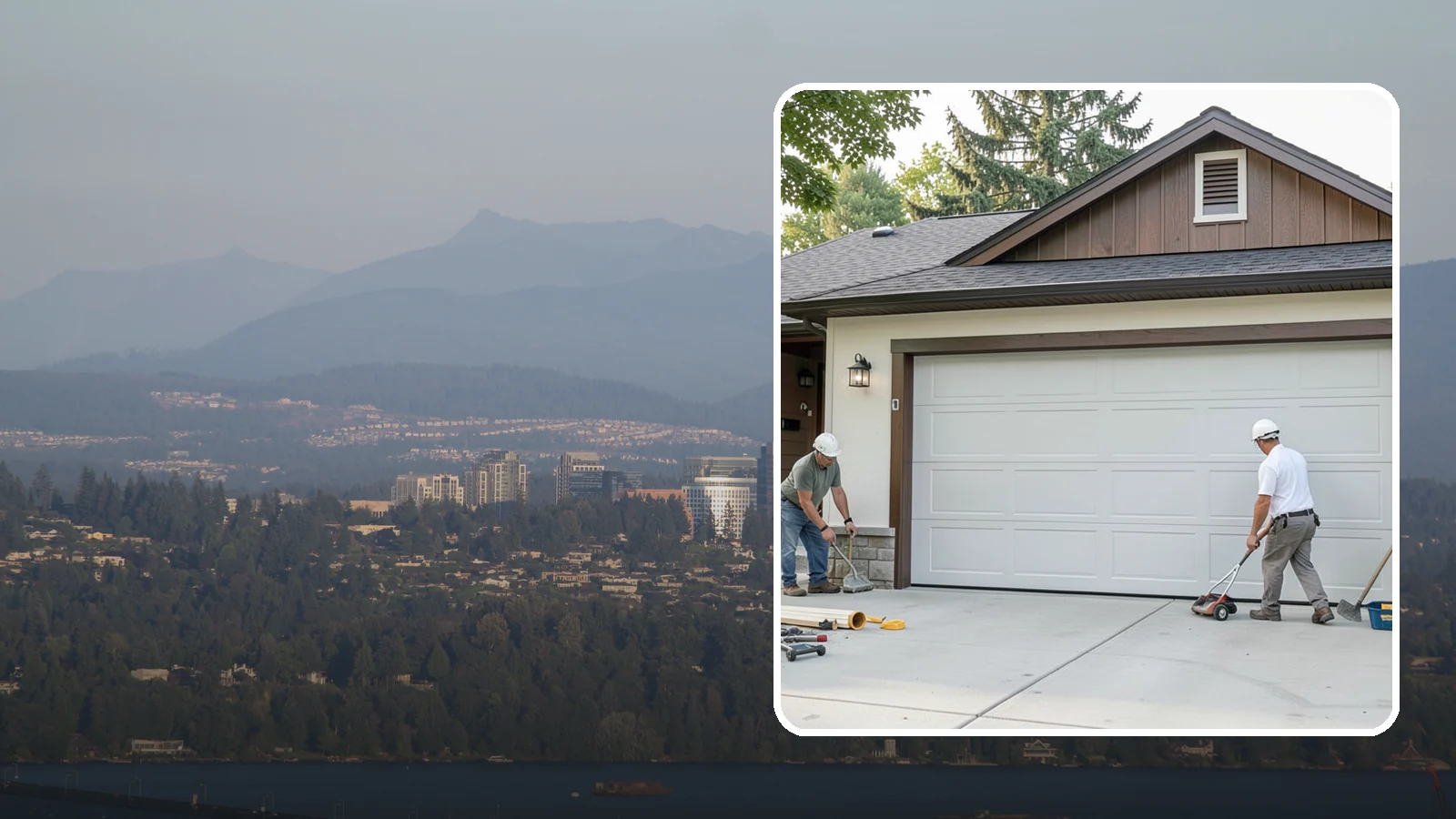 Custom Garage Door Installation in Medina, King County, WA - Designing and installing a custom garage door built to your exact size, material, and style specifications.