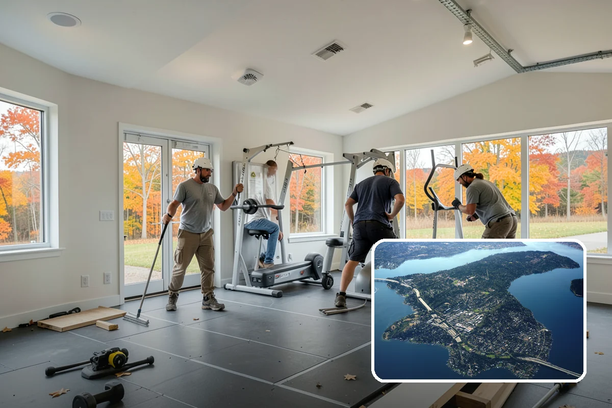 Custom Garage Door Installation in Mercer Island, King County, WA - Built to your exact size and style