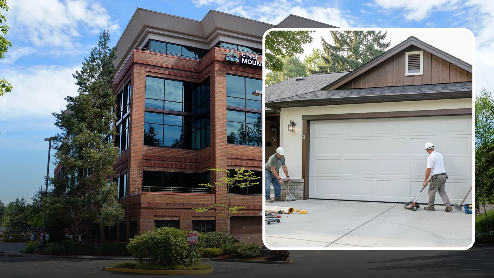 Custom Garage Door Installation in Mountlake Terrace, Snohomish County, WA - Designing and installing a custom garage door built to your exact size, material, and style specifications.