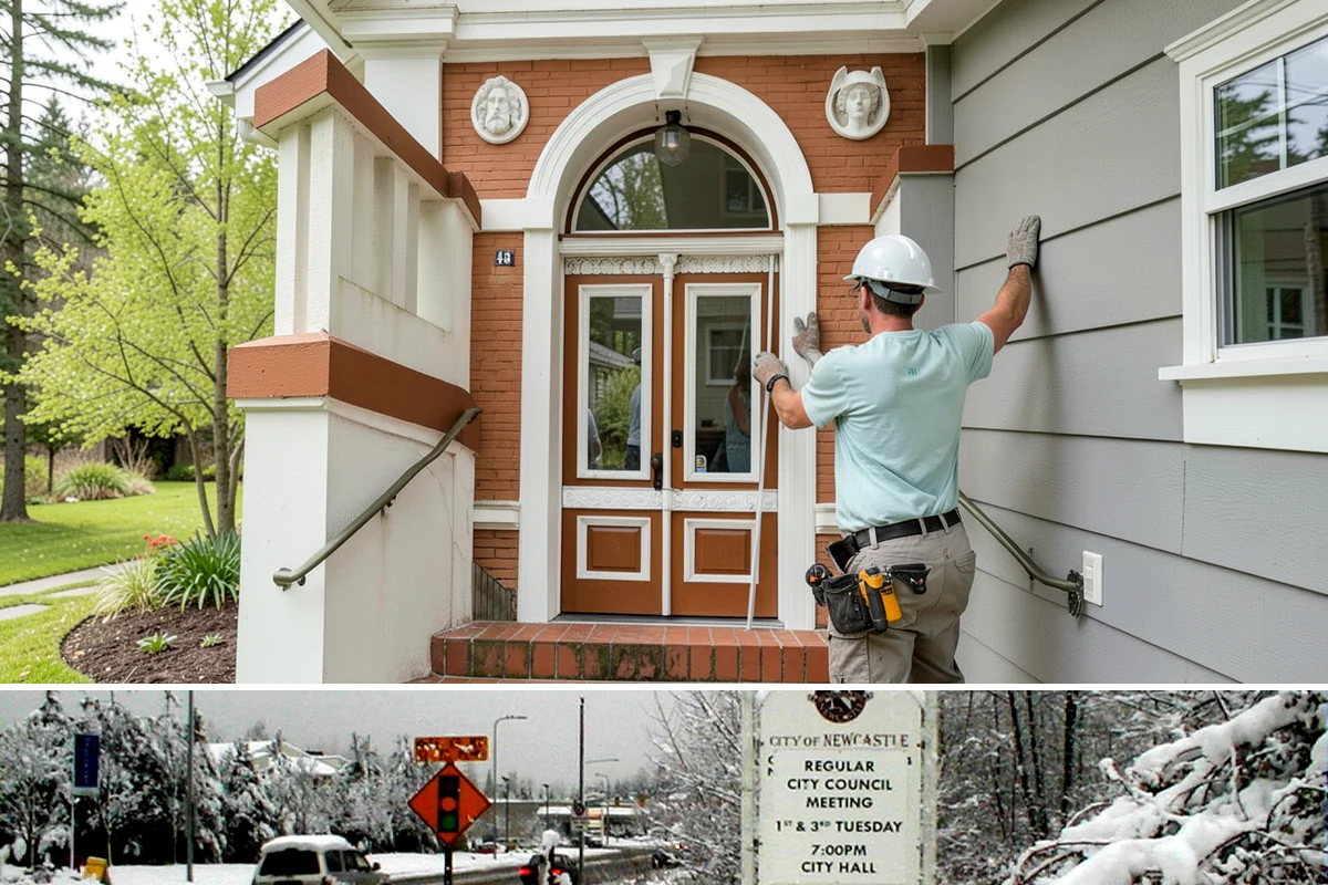 Custom Garage Door Installation in Newcastle, King County, WA - Because custom doors are built to order, plan the lead time so installation lands in a dry stretch when possible.