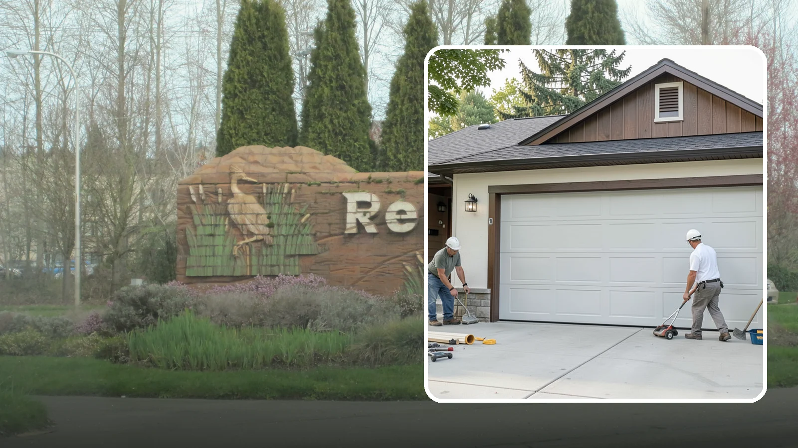 Custom Garage Door Installation in Renton, King County, WA - Designing and installing a custom garage door built to your exact size, material, and style specifications.