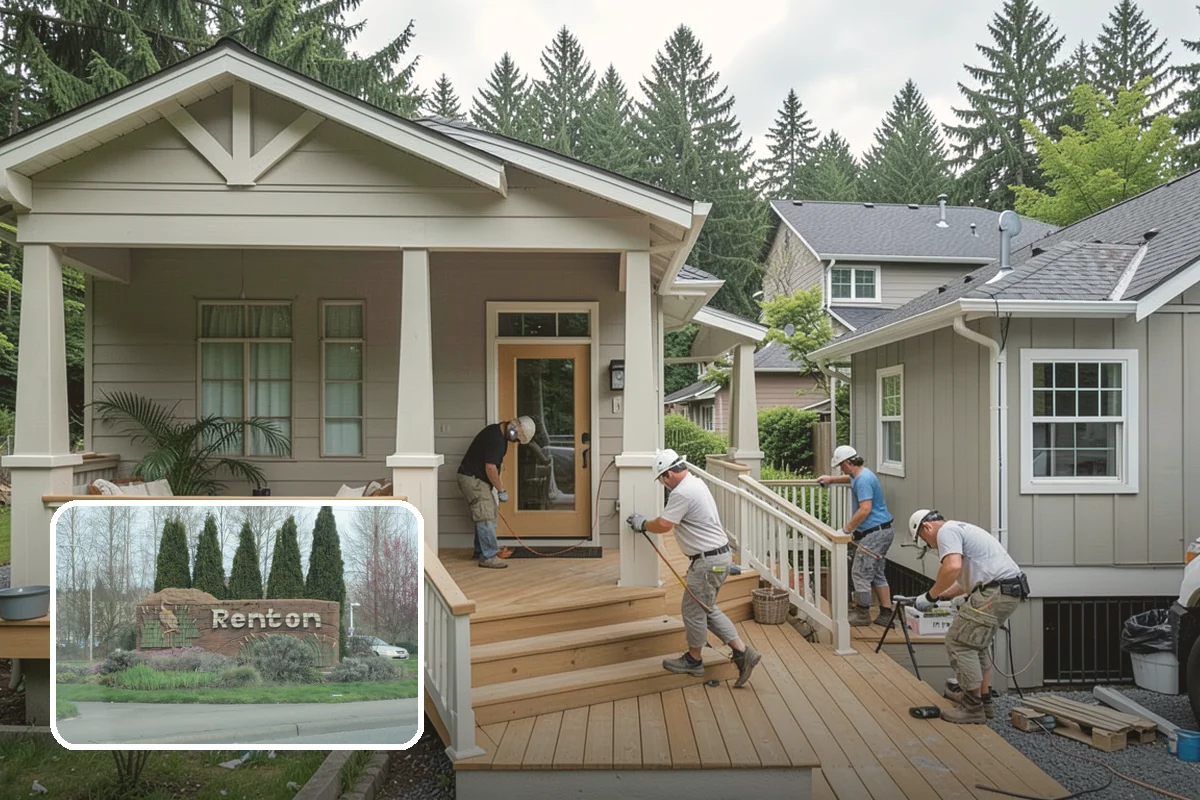 Custom Garage Door Installation in Renton, King County, WA - Built to your exact size and style
