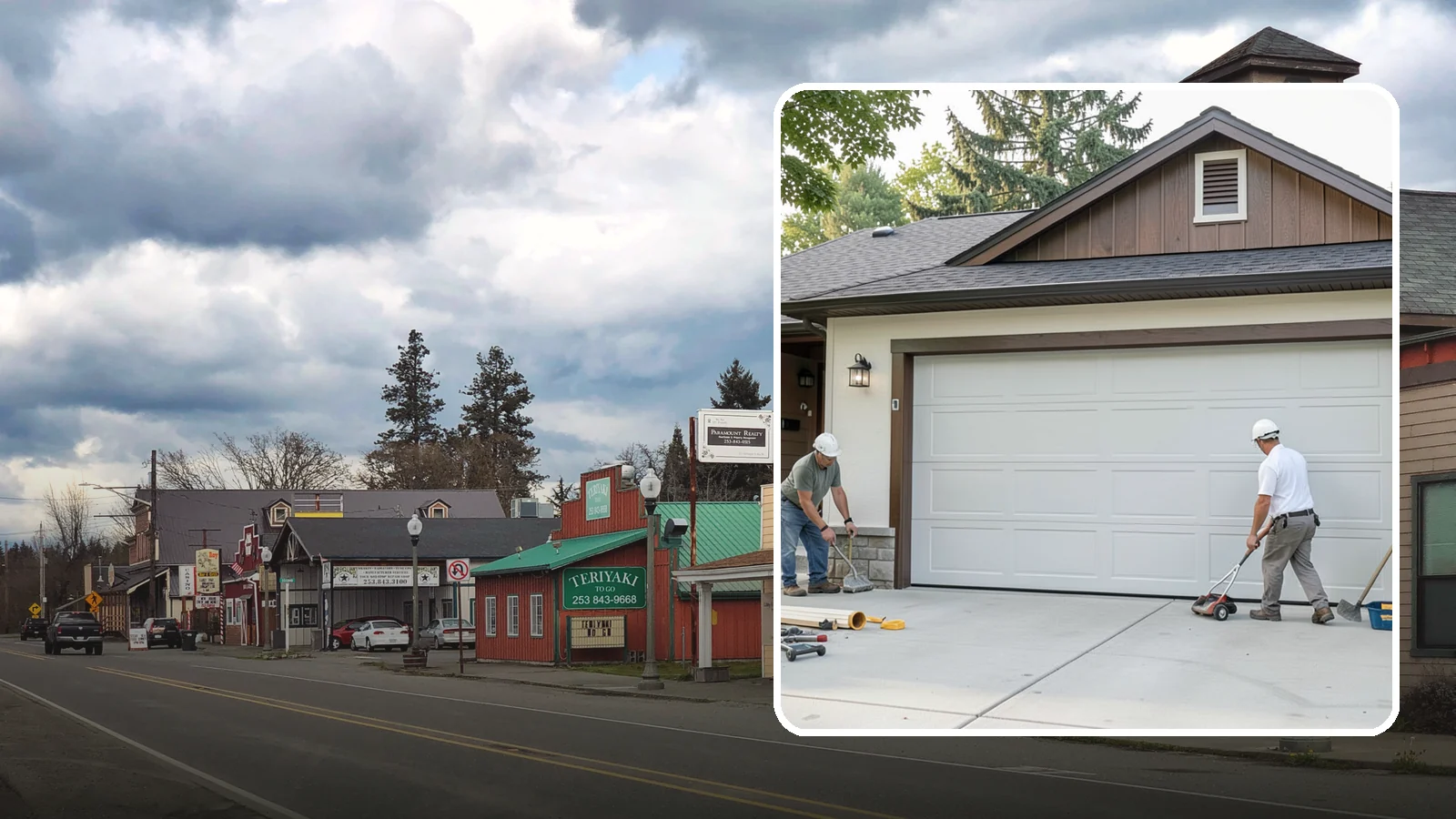 Custom Garage Door Installation in Roy, Pierce County, WA - Designing and installing a custom garage door built to your exact size, material, and style specifications.