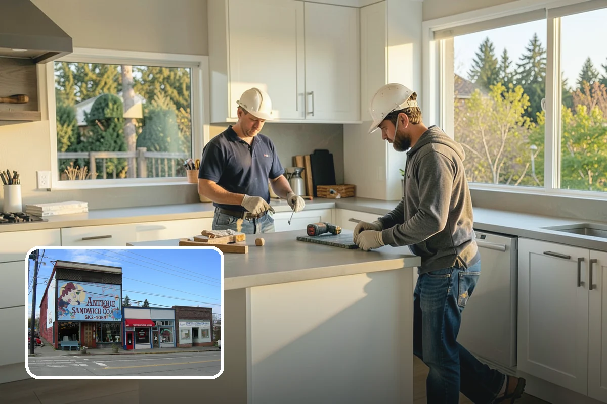 Custom Garage Door Installation in Ruston, Pierce County, WA - Built to your exact size and style