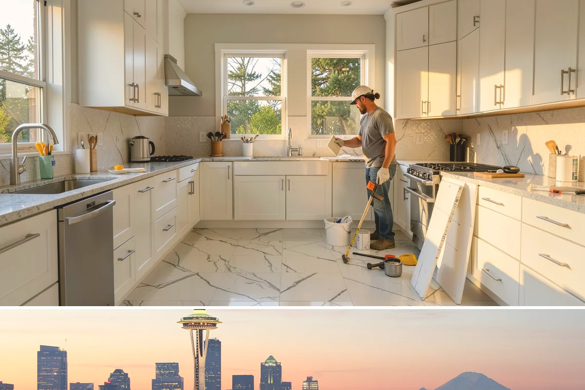 Custom Garage Door Installation in Seattle, King County, WA - Because custom doors are built to order, plan the lead time so installation lands in a dry stretch when possible.