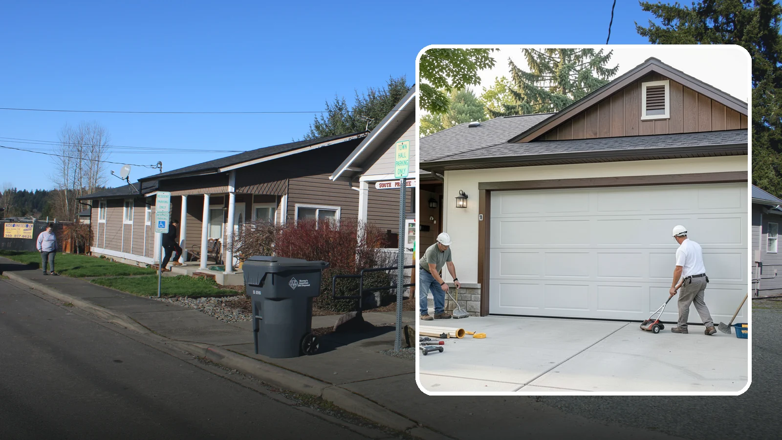 Custom Garage Door Installation in South Prairie, Pierce County, WA - Designing and installing a custom garage door built to your exact size, material, and style specifications.