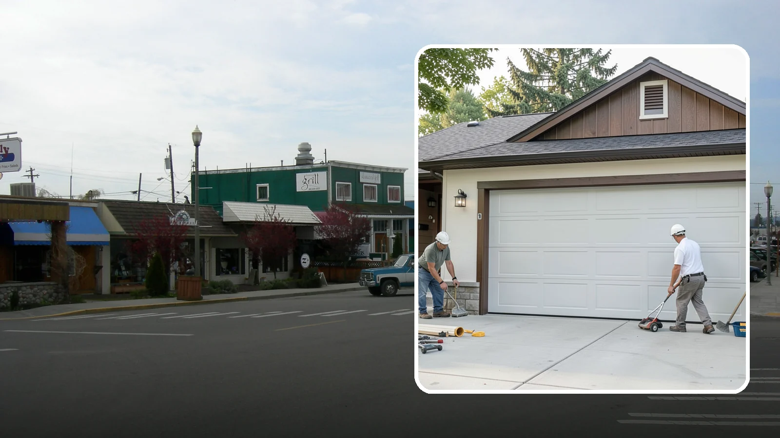 Custom Garage Door Installation in Stanwood, Snohomish County, WA - Designing and installing a custom garage door built to your exact size, material, and style specifications.