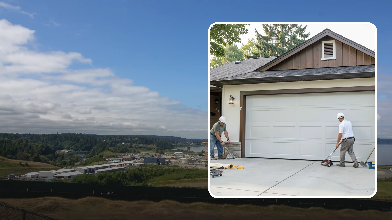 Custom Garage Door Installation in University Place, Pierce County, WA - Designing and installing a custom garage door built to your exact size, material, and style specifications.