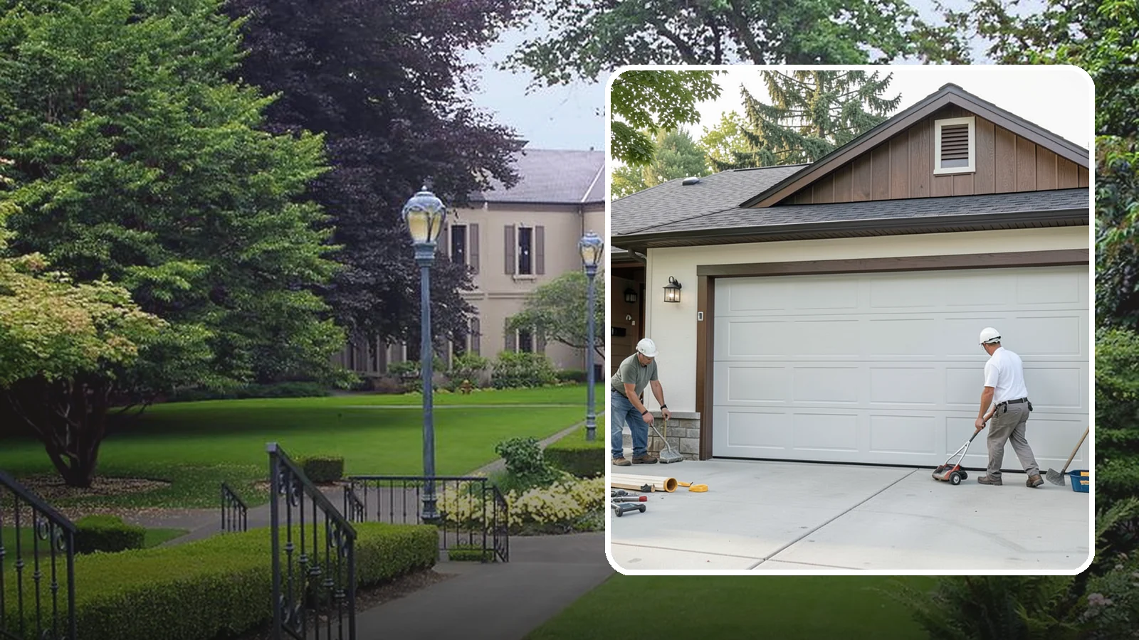 Custom Garage Door Installation in Woodinville, King County, WA - Designing and installing a custom garage door built to your exact size, material, and style specifications.