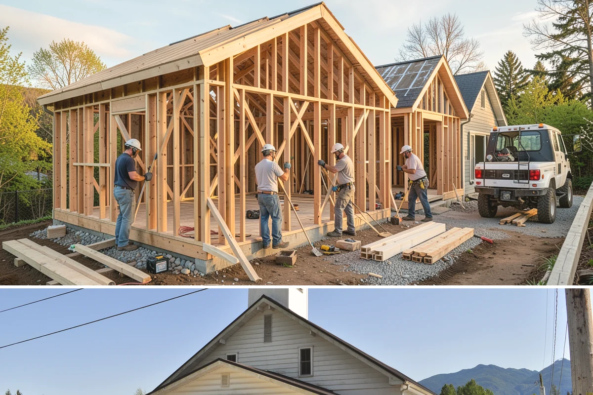 Custom Home Building in Concrete, Skagit County, WA - We break ground year-round, but scheduling foundation and framing for the drier late-spring through early-fall stretch keeps the...