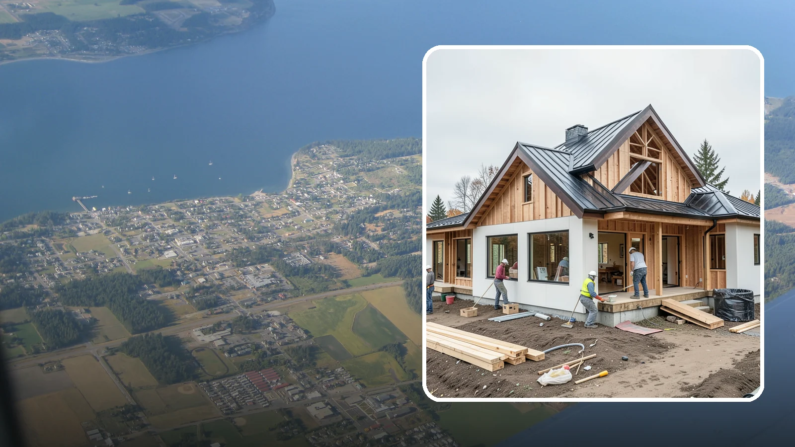 Custom Home Building in Coupeville, Island County, WA - A ground-up custom home built to your exact plans, lot, and lifestyle across Western Washington.