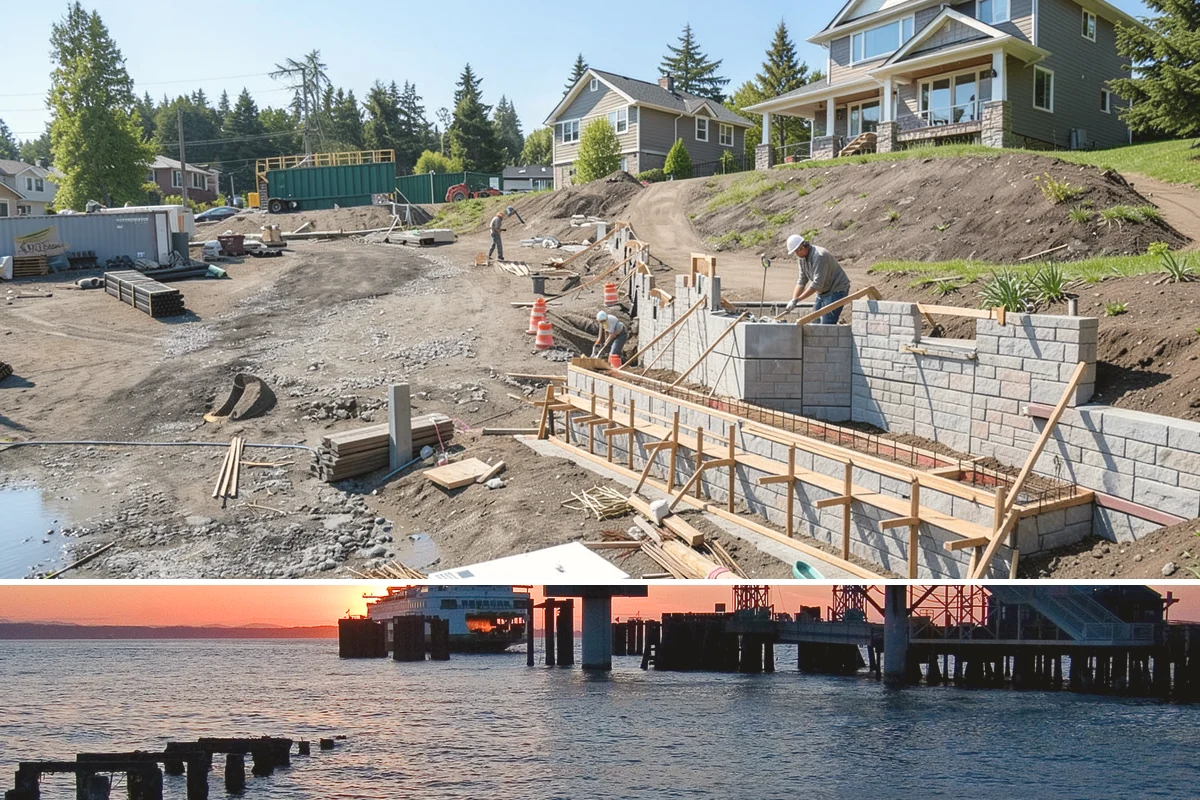 Custom Home Building in Edmonds, Snohomish County, WA - We break ground year-round, but scheduling foundation and framing for the drier late-spring through early-fall stretch keeps the...