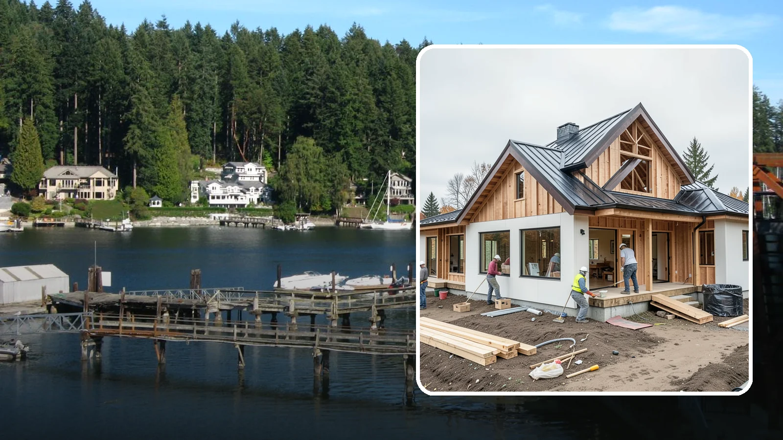 Custom Home Building in Gig Harbor, Pierce County, WA - A ground-up custom home built to your exact plans, lot, and lifestyle across Western Washington.