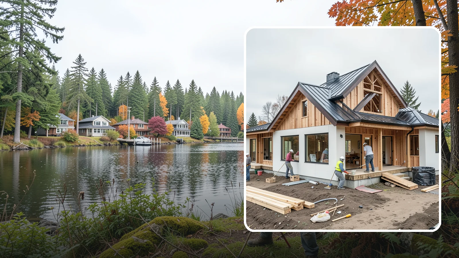 Custom Home Building in La Conner, Skagit County, WA - A ground-up custom home built to your exact plans, lot, and lifestyle across Western Washington.