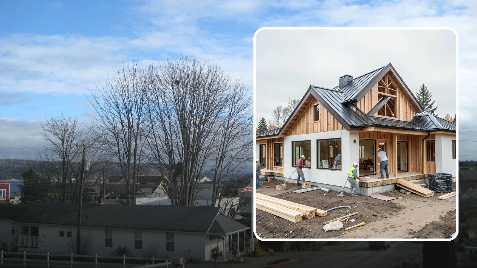 Custom Home Building in Langley, Island County, WA - A ground-up custom home built to your exact plans, lot, and lifestyle across Western Washington.