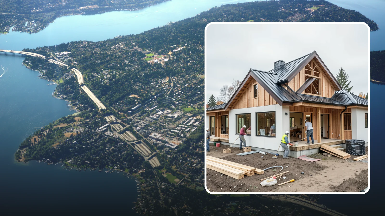 Custom Home Building in Mercer Island, King County, WA - A ground-up custom home built to your exact plans, lot, and lifestyle across Western Washington.
