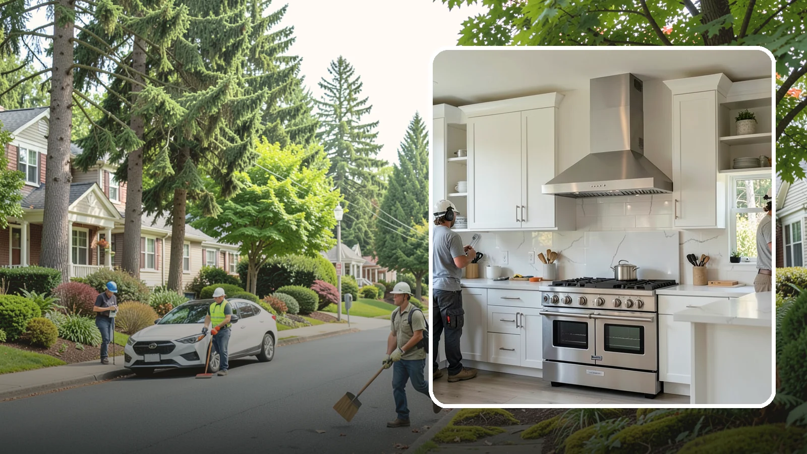 Custom Hood Surround in Beaux Arts Village, King County, WA - Building a custom enclosure around your range hood as a striking focal-point feature over the cooktop.