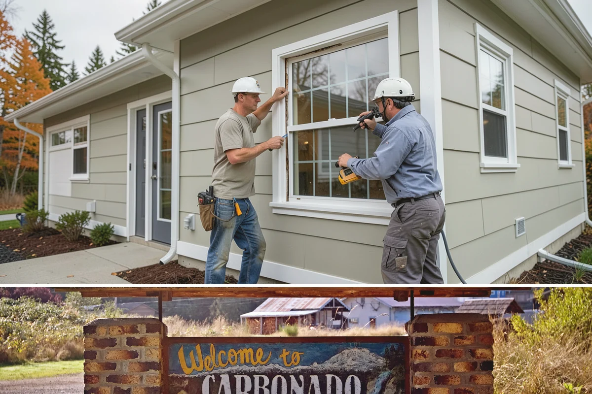 Custom Hood Surround in Carbonado, Pierce County, WA - Custom surround fabrication and finishing suit the off-season, readying a showpiece for spring or summer.