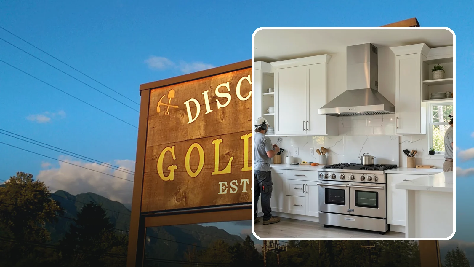 Custom Hood Surround in Gold Bar, Snohomish County, WA - Building a custom enclosure around your range hood as a striking focal-point feature over the cooktop.