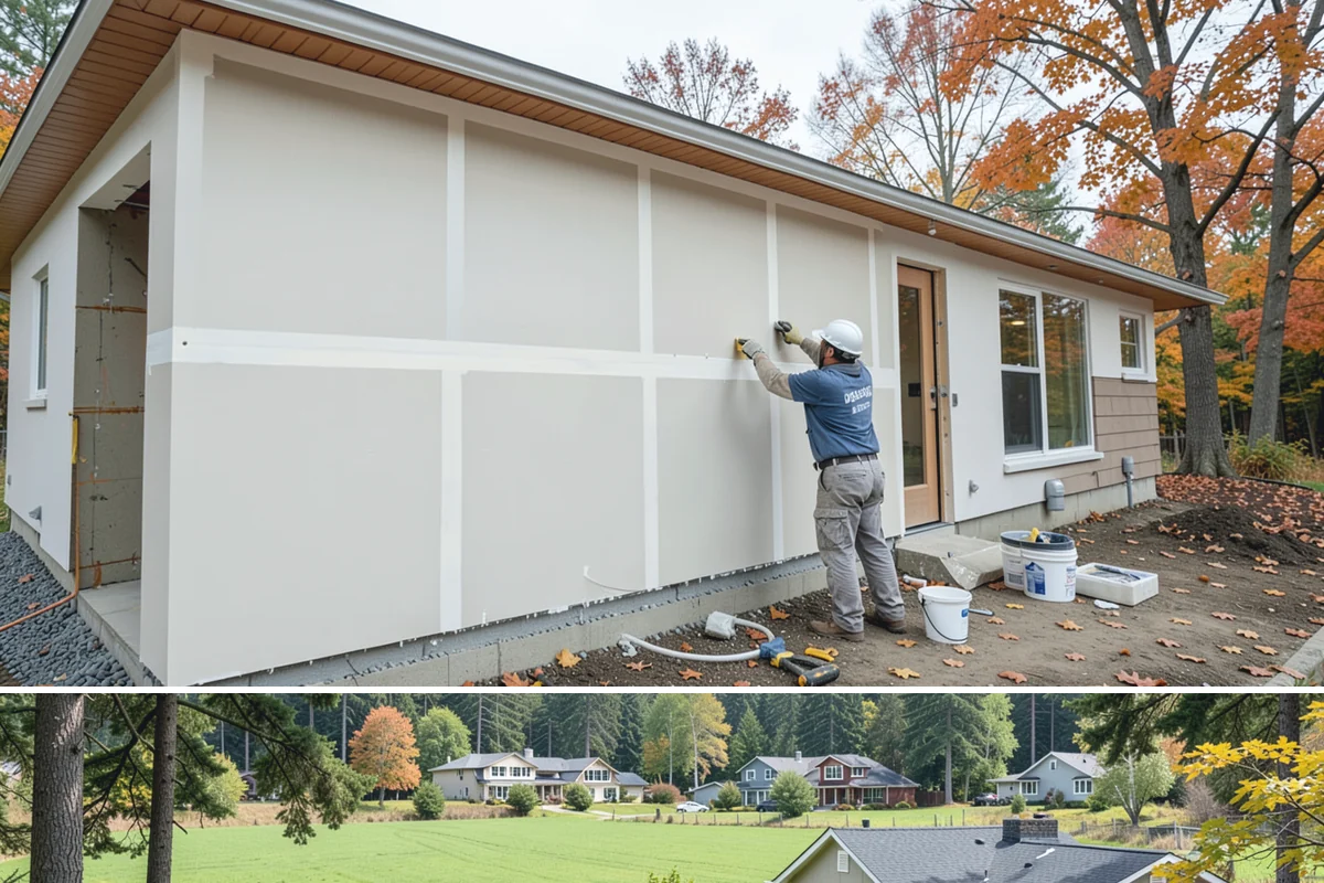 Custom Hood Surround in Lyman, Skagit County, WA - Custom surround fabrication and finishing suit the off-season, readying a showpiece for spring or summer.