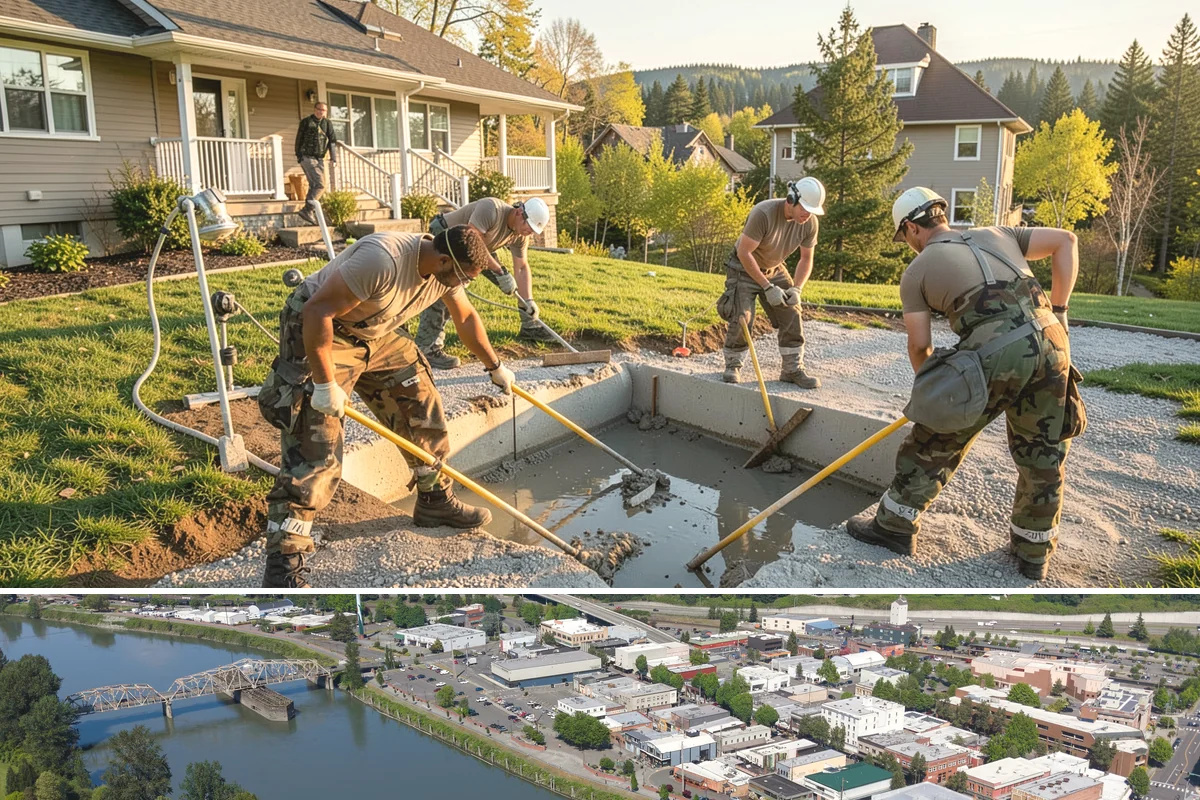 Custom Hood Surround in Mount Vernon, Skagit County, WA - Custom surround fabrication and finishing suit the off-season, readying a showpiece for spring or summer.