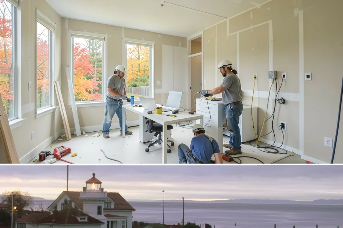 Custom Hood Surround in Mukilteo, Snohomish County, WA - Custom surround fabrication and finishing suit the off-season, readying a showpiece for spring or summer.