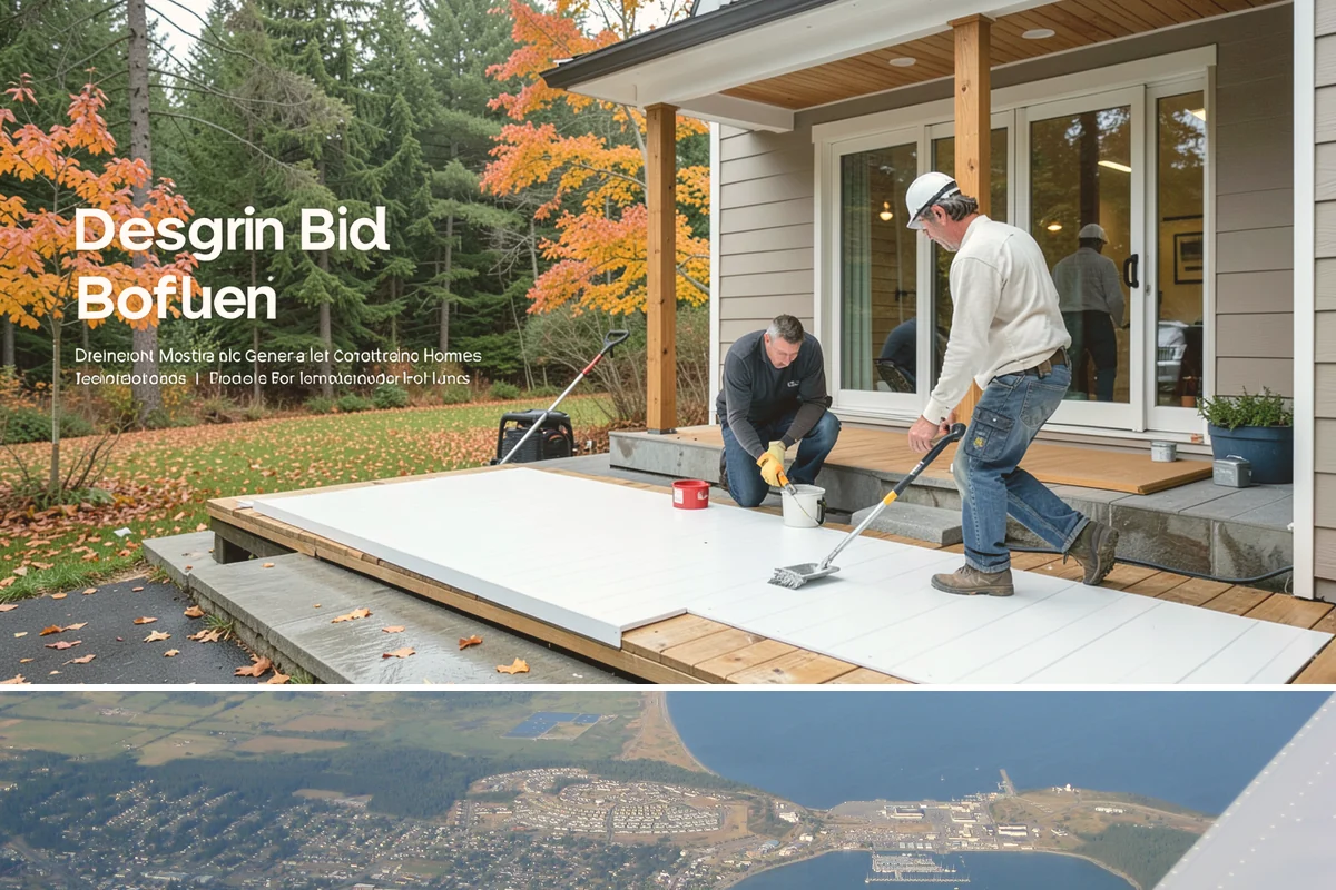 Custom Hood Surround in Oak Harbor, Island County, WA - Custom surround fabrication and finishing suit the off-season, readying a showpiece for spring or summer.