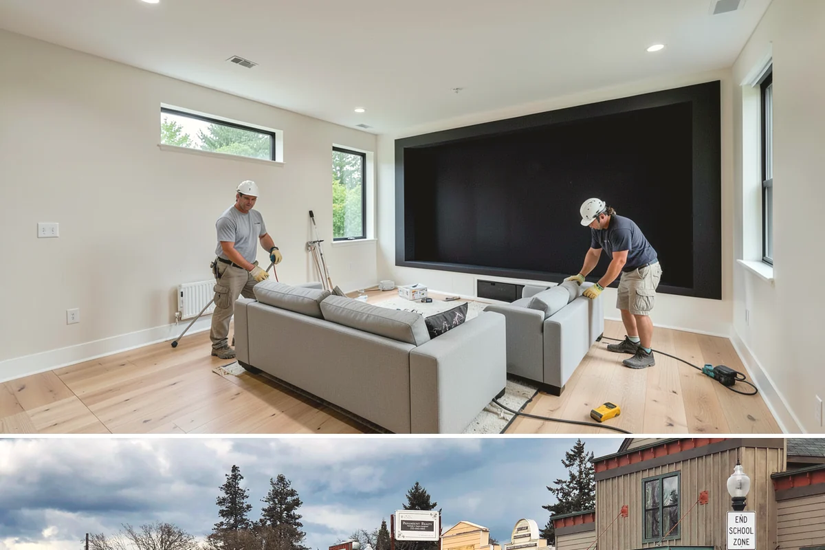 Custom Hood Surround in Roy, Pierce County, WA - Custom surround fabrication and finishing suit the off-season, readying a showpiece for spring or summer.