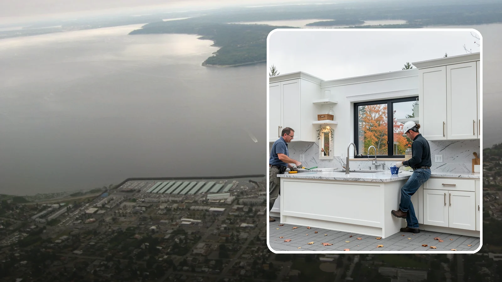 Custom Kitchen in Des Moines, King County, WA - A fully custom kitchen built around your exact dimensions, storage needs, and design vision with no off-the-shelf compromises.