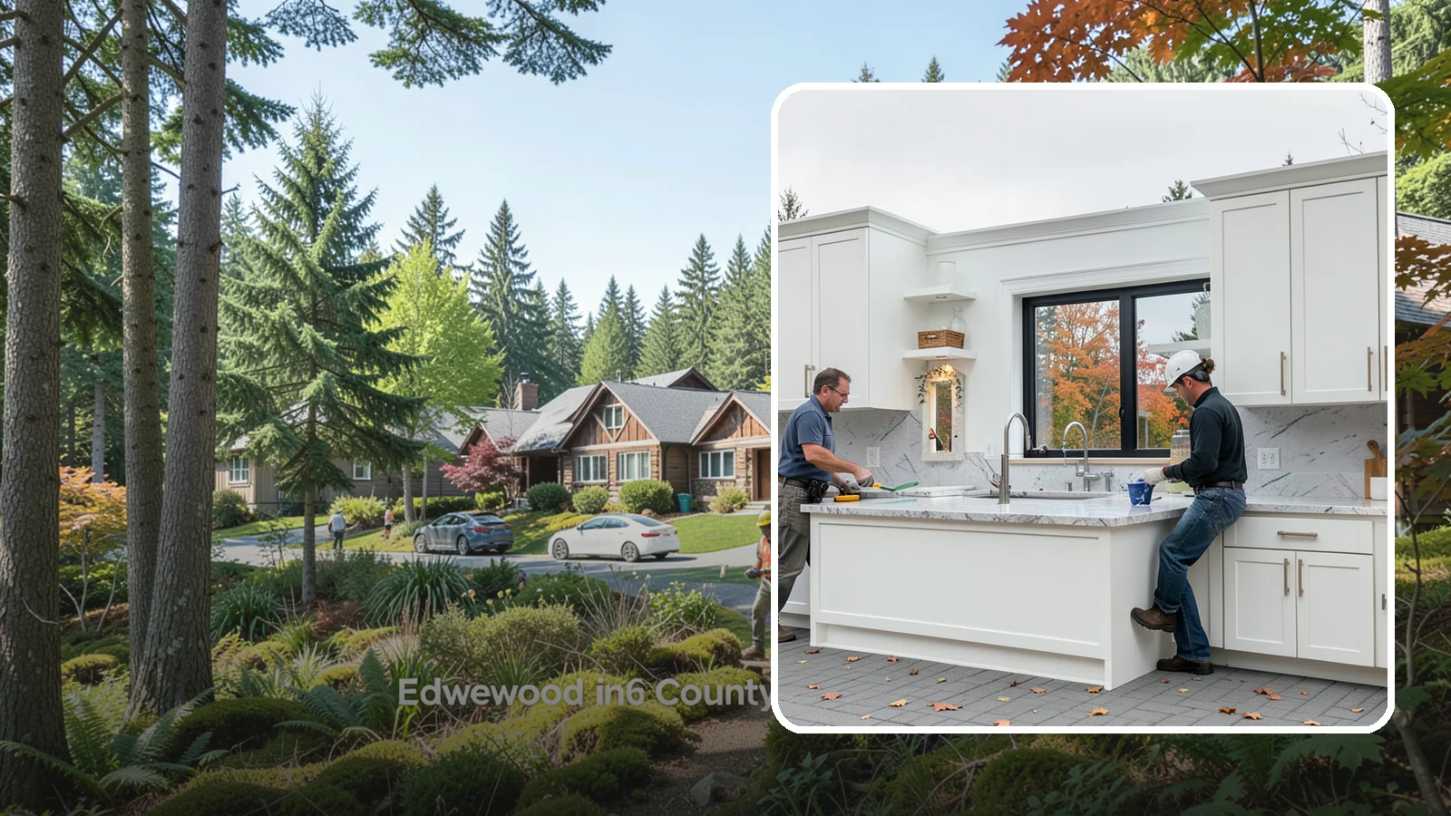 Custom Kitchen in Edgewood, Pierce County, WA - A fully custom kitchen built around your exact dimensions, storage needs, and design vision with no off-the-shelf compromises.