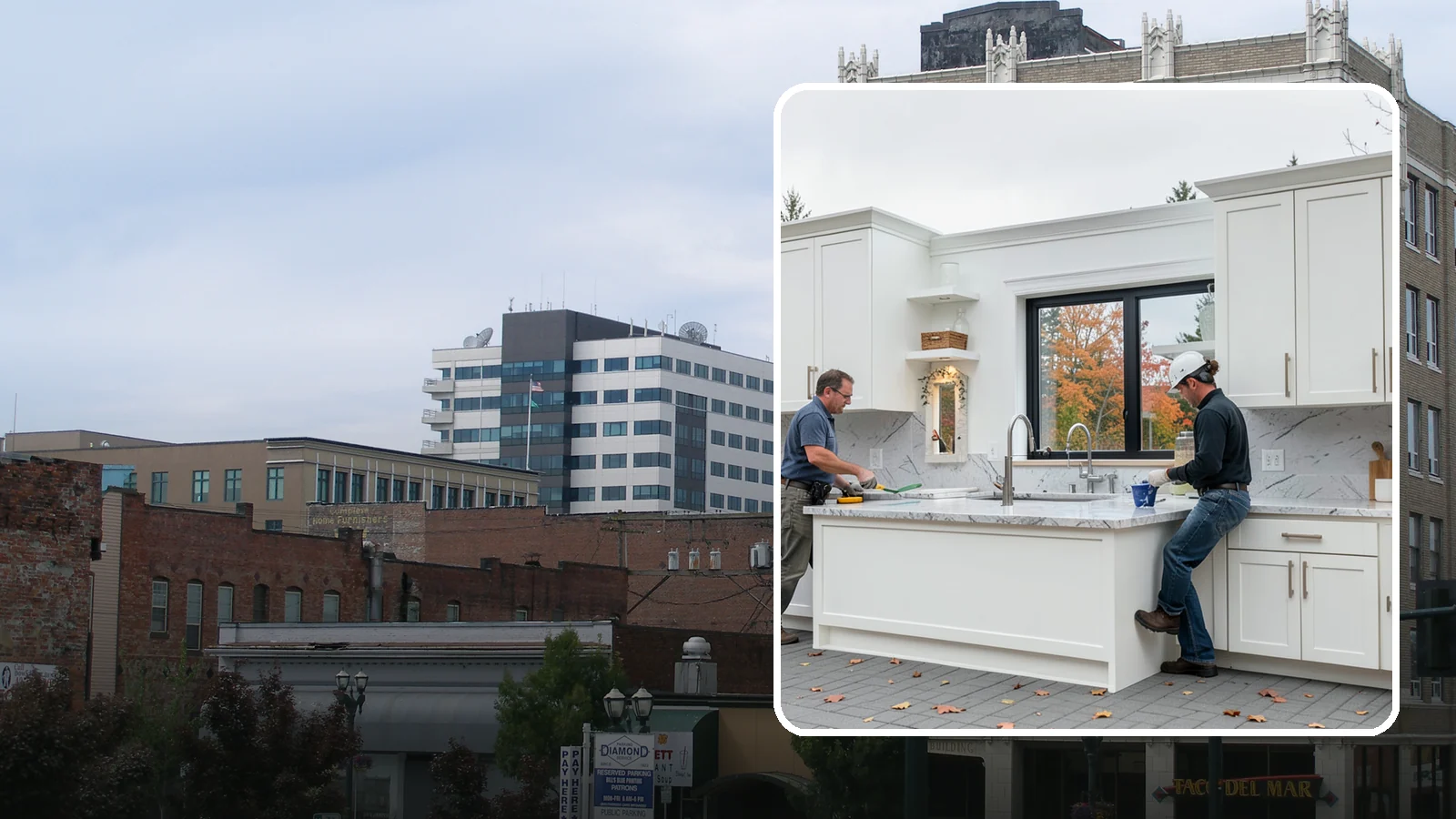 Custom Kitchen in Everett, Snohomish County, WA - A fully custom kitchen built around your exact dimensions, storage needs, and design vision with no off-the-shelf compromises.