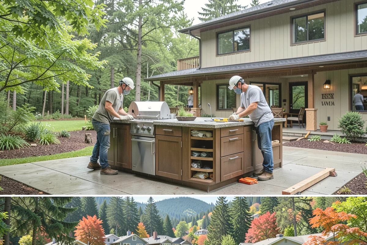 Custom Kitchen in Fircrest, Pierce County, WA - Starting design in the off-season secures fabrication slots and lets custom millwork be ready for a spring or summer install.