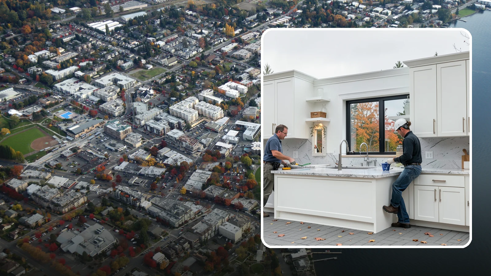 Custom Kitchen in Kirkland, King County, WA - A fully custom kitchen built around your exact dimensions, storage needs, and design vision with no off-the-shelf compromises.
