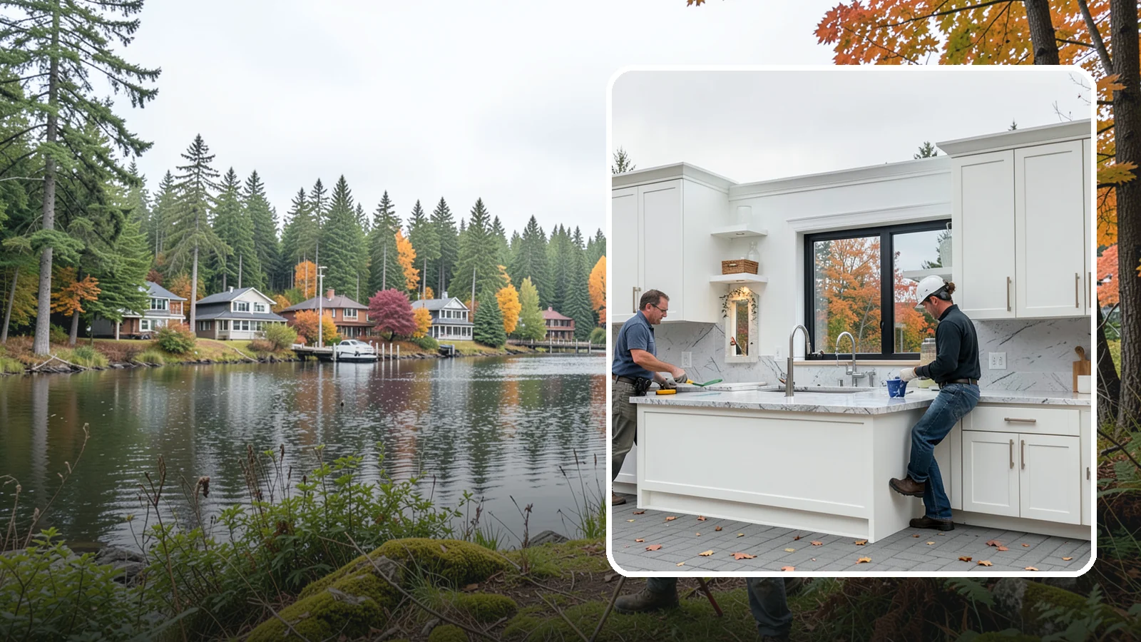 Custom Kitchen in La Conner, Skagit County, WA - A fully custom kitchen built around your exact dimensions, storage needs, and design vision with no off-the-shelf compromises.