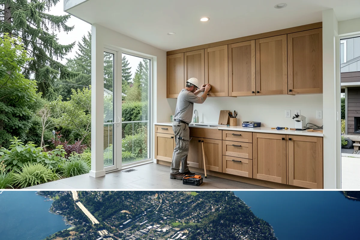 Custom Kitchen in Mercer Island, King County, WA - Starting design in the off-season secures fabrication slots and lets custom millwork be ready for a spring or summer install.