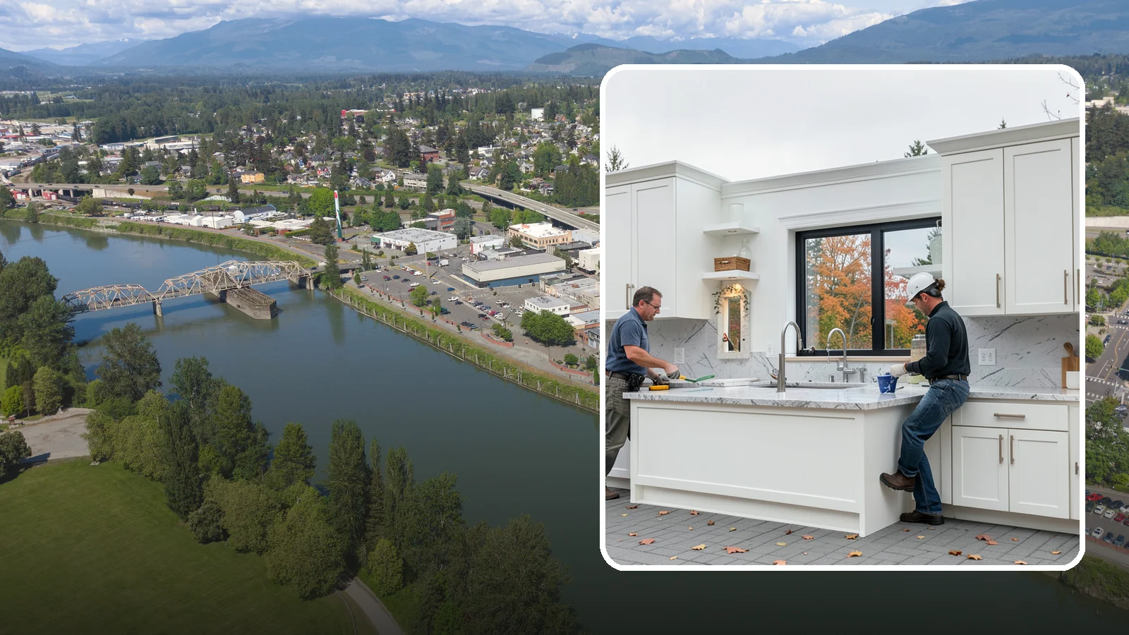 Custom Kitchen in Mount Vernon, Skagit County, WA - A fully custom kitchen built around your exact dimensions, storage needs, and design vision with no off-the-shelf compromises.