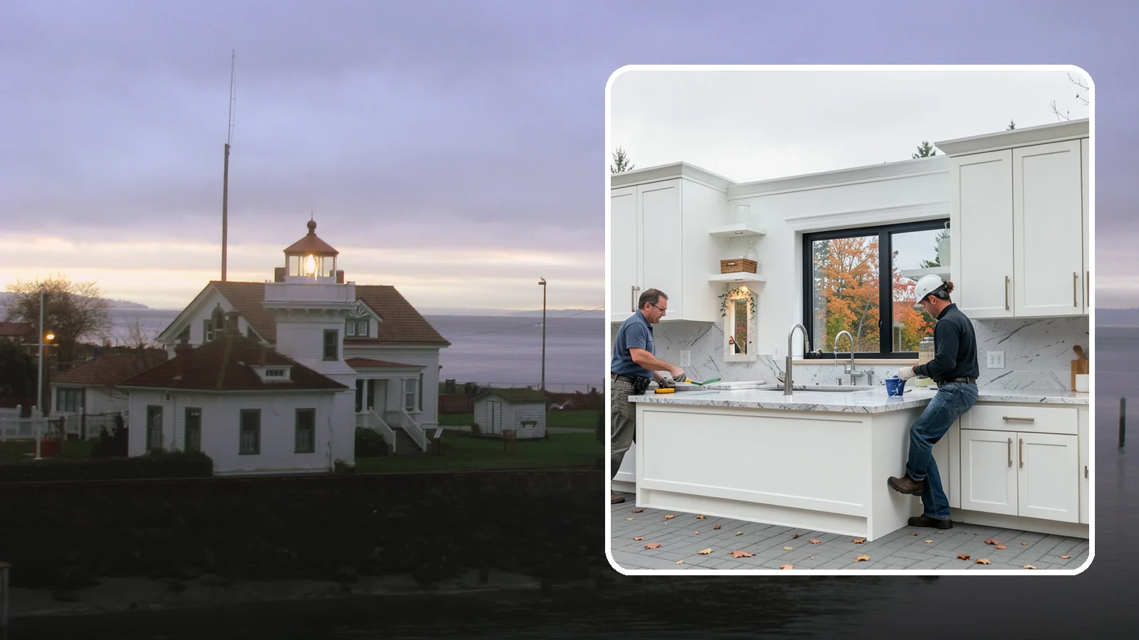 Custom Kitchen in Mukilteo, Snohomish County, WA - A fully custom kitchen built around your exact dimensions, storage needs, and design vision with no off-the-shelf compromises.