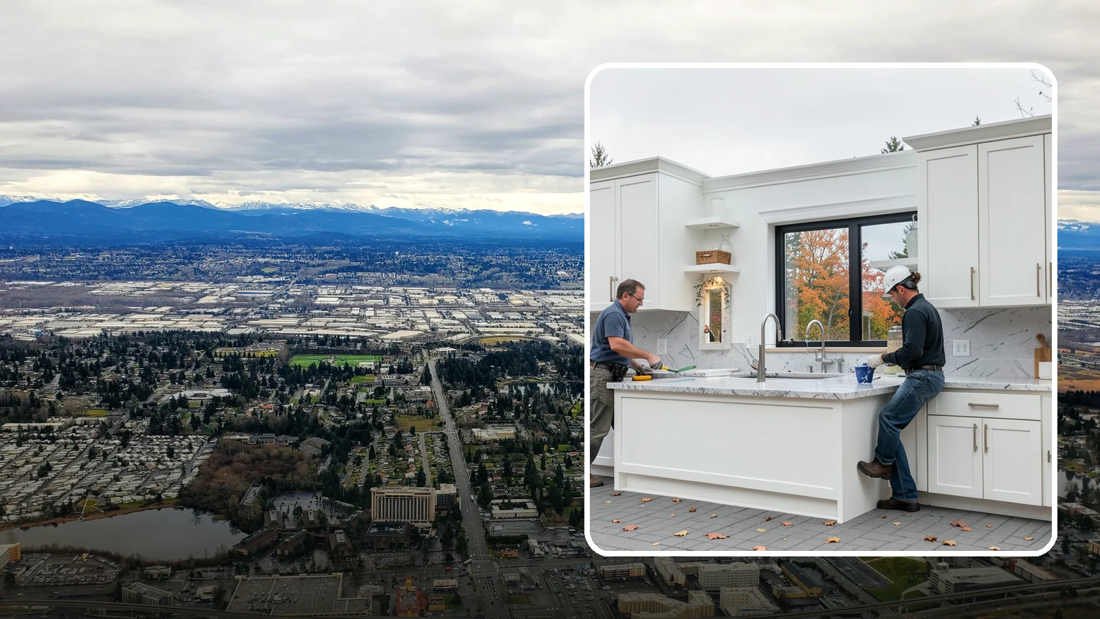 Custom Kitchen in SeaTac, King County, WA - A fully custom kitchen built around your exact dimensions, storage needs, and design vision with no off-the-shelf compromises.
