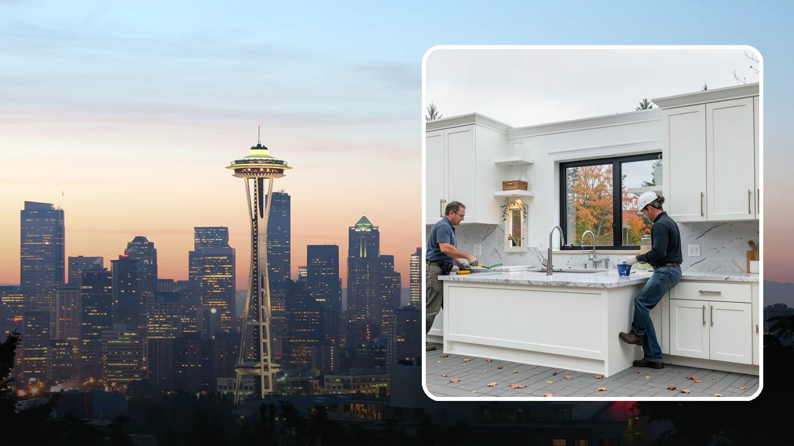 Custom Kitchen in Seattle, King County, WA - A fully custom kitchen built around your exact dimensions, storage needs, and design vision with no off-the-shelf compromises.