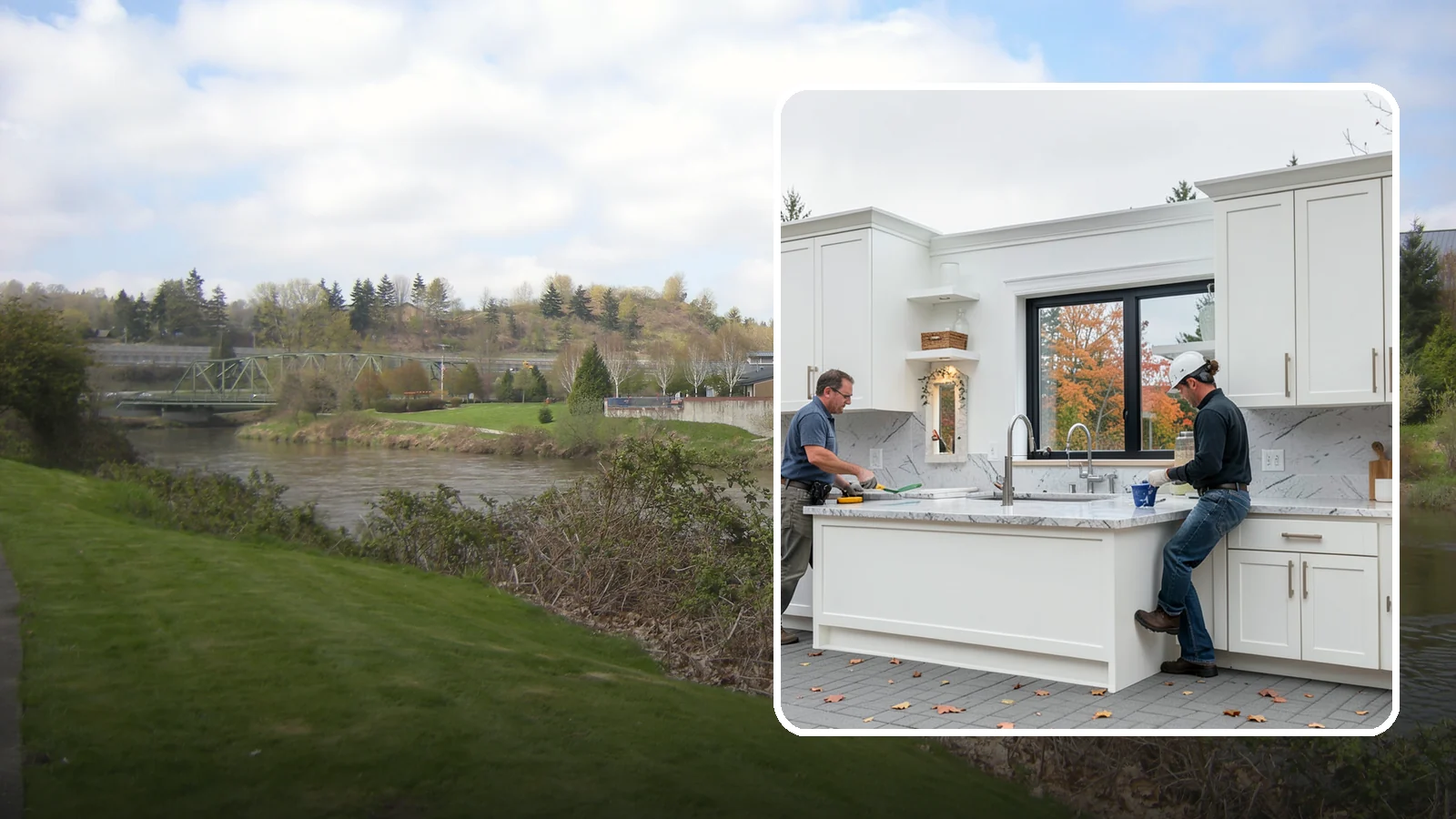 Custom Kitchen in Tukwila, King County, WA - A fully custom kitchen built around your exact dimensions, storage needs, and design vision with no off-the-shelf compromises.