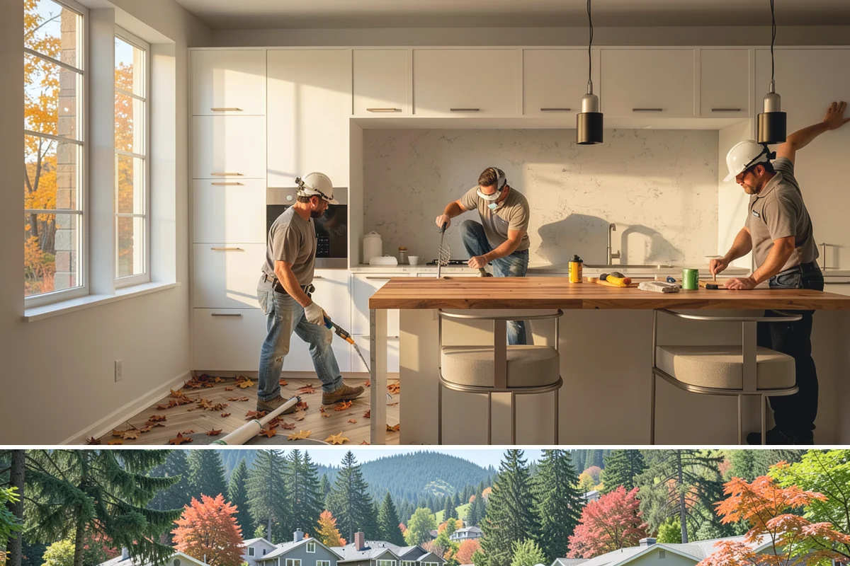 Custom Millwork in Fircrest, Pierce County, WA - Millwork is interior craftsmanship that can be undertaken in any season.