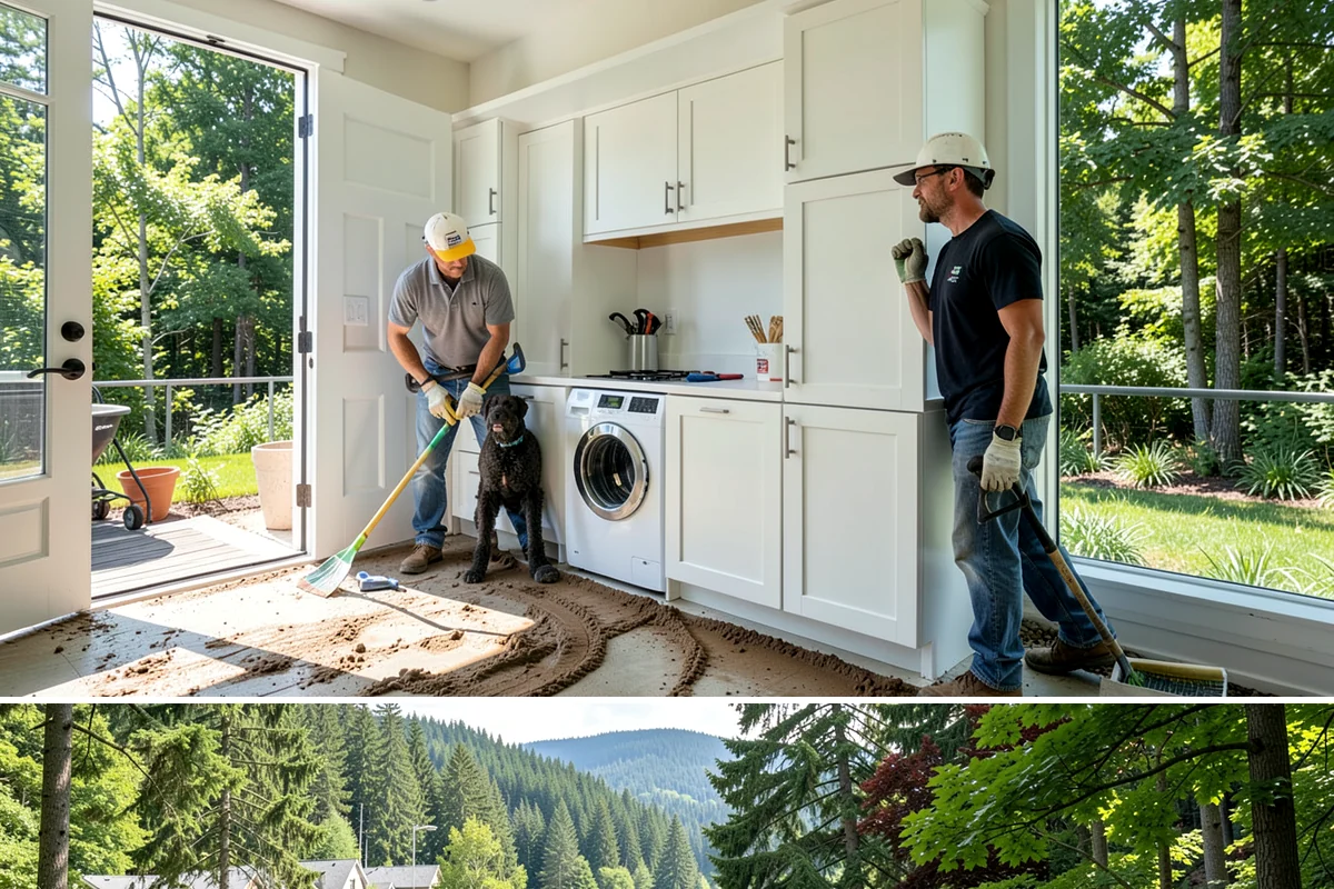 Custom Millwork in Lake Forest Park, King County, WA - Millwork is interior craftsmanship that can be undertaken in any season.