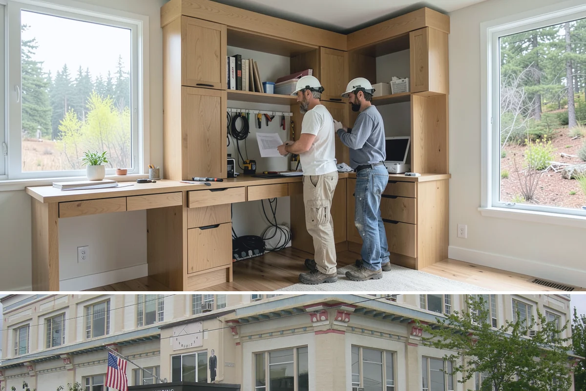 Custom Shelving Installation in Anacortes, Skagit County, WA - Custom shelving can be installed any time of year, making it an easy indoor project during PNW rains.