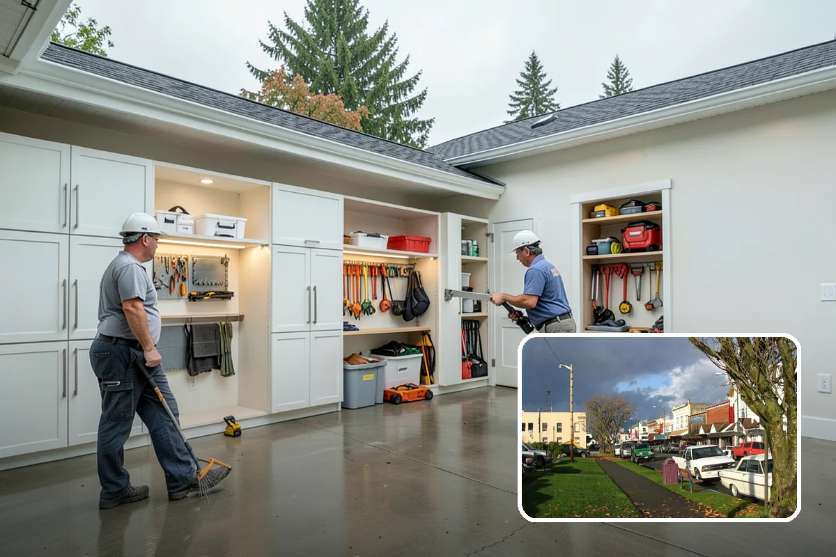Custom Shelving Installation in Arlington, Snohomish County, WA - Shelving tailored to each room's purpose and load