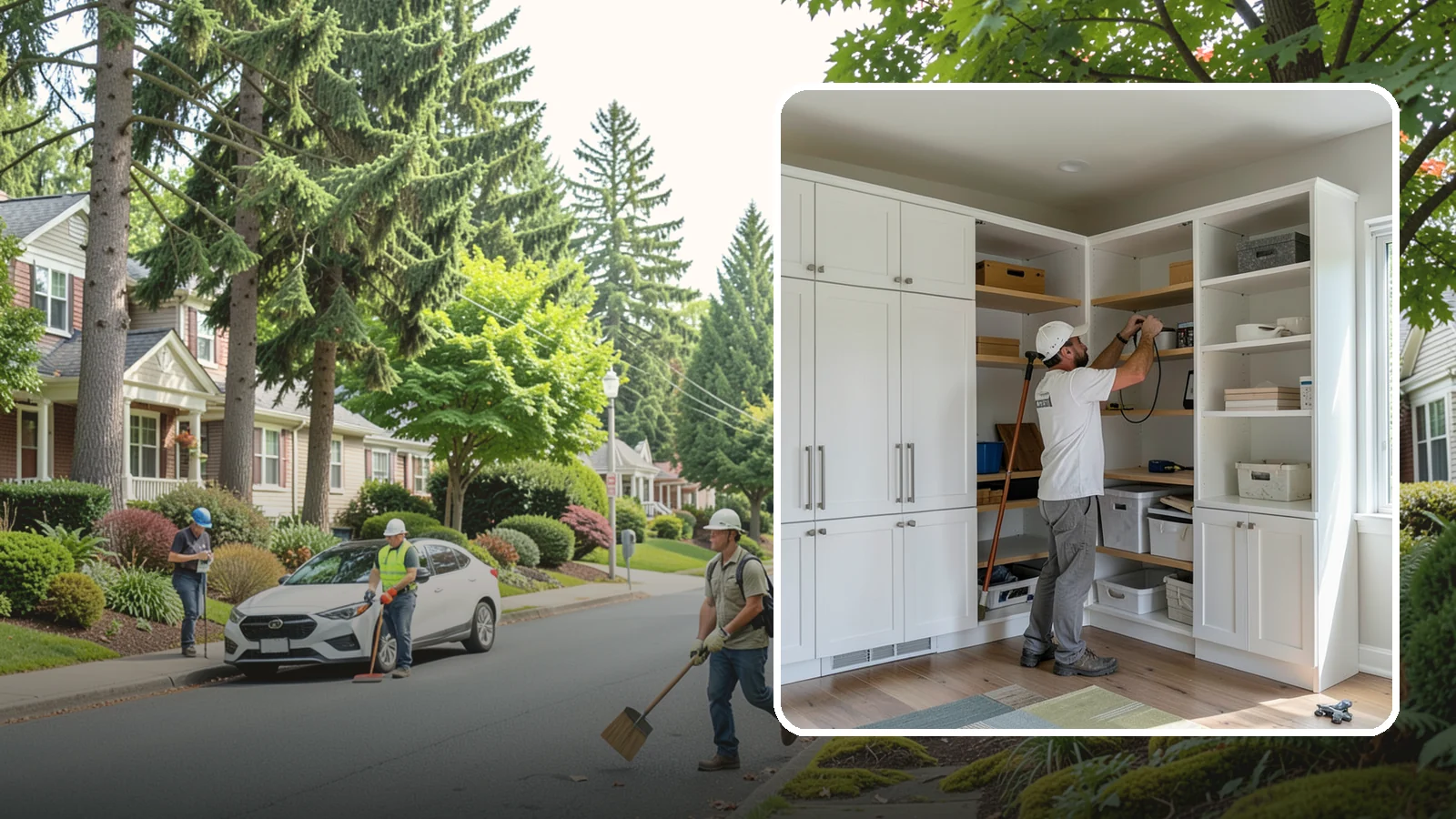 Custom Shelving Installation in Beaux Arts Village, King County, WA - We design and install custom shelving for any room, blending storage capacity with clean, tailored looks.